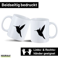 Kaffeetasse Kolibri Silhouette 330ml