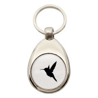 Schlüsselanhänger Kolibri Silhouette
