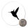 Magnet Kolibri Silhouette 59mm Kühlschrankmagnet Flaschenöffner