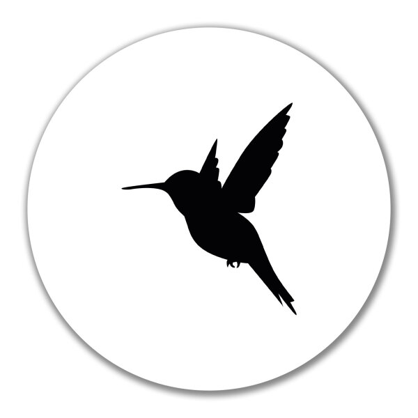 Aufkleber Kolibri Silhouette 10cm Sticker