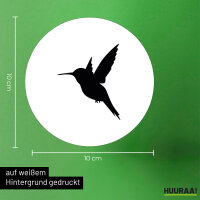 Aufkleber Kolibri Silhouette 10cm Sticker