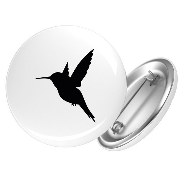 Button Kolibri Silhouette Anstecker