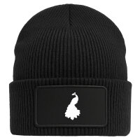 Beanie Pfau Silhouette