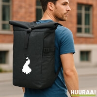 Kurierrucksack Pfau Silhouette 30-44 Liter Black Melange