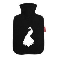 Wärmflasche Pfau Silhouette