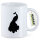 Kaffeetasse Pfau Silhouette 330ml