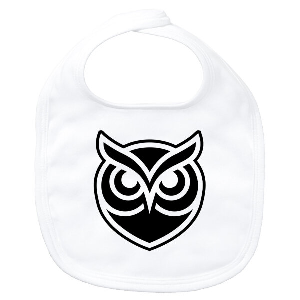 Baby Lätzchen Eule Silhouette