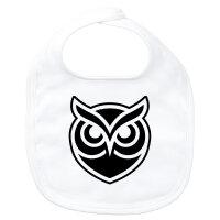 Baby Lätzchen Eule Silhouette