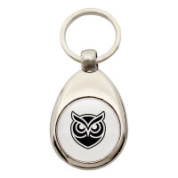 Schlüsselanhänger Eule Silhouette