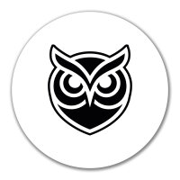 Aufkleber Eule Silhouette 10cm Sticker