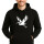 Unisex Hoodie Storch Silhouette Größe S-3XL