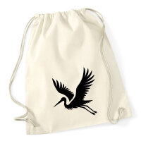Turnbeutel Storch Silhouette 12 Liter