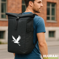 Kurierrucksack Storch Silhouette 30-44 Liter Black Melange