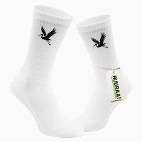 Socken Storch Silhouette Größe 37/46 White Motiv Tennissocken