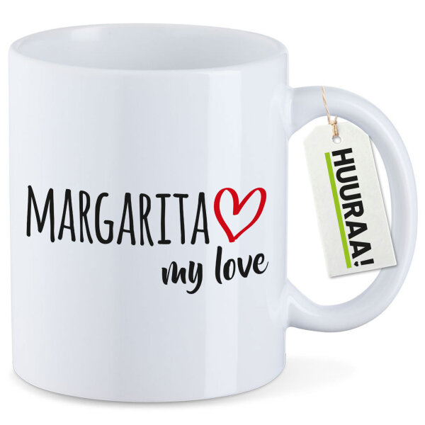 Kaffeetasse Margarita Island my love 330ml