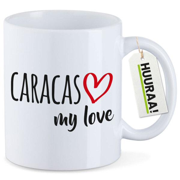Kaffeetasse Caracas my love 330ml