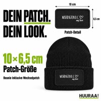 Beanie mit Patch Washington D.C. my love Black