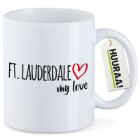 Kaffeetasse Ft. Lauderdale my love 330ml
