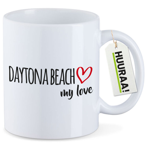 Kaffeetasse Daytona Beach my love 330ml