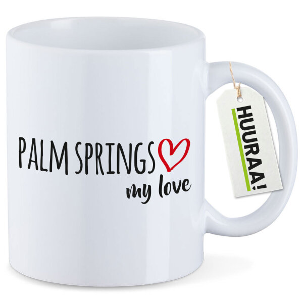 Kaffeetasse Palm Springs my love 330ml
