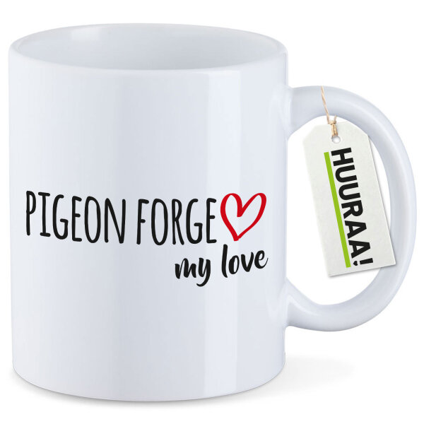 Kaffeetasse Pigeon Forge my love 330ml
