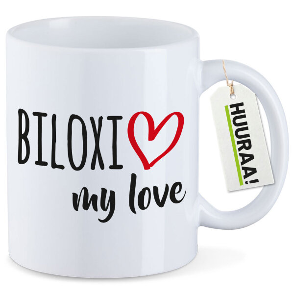 Kaffeetasse Biloxi my love 330ml