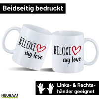 Kaffeetasse Biloxi my love 330ml