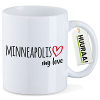 Kaffeetasse Minneapolis my love 330ml