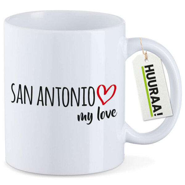 Kaffeetasse San Antonio my love 330ml