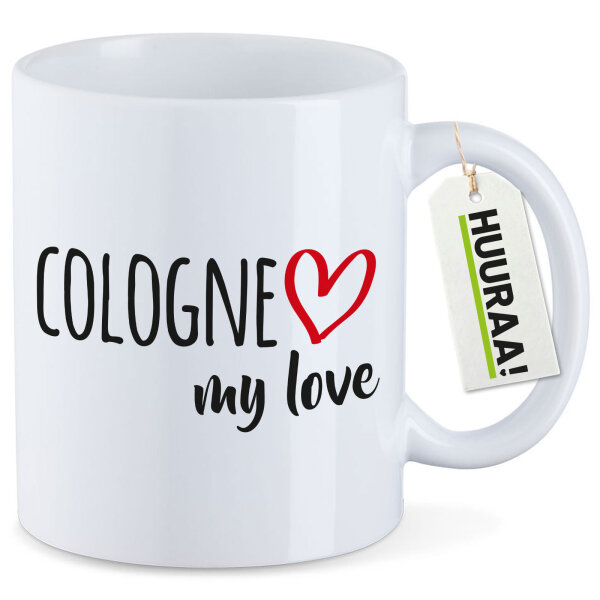 Kaffeetasse Cologne my love 330ml