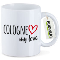 Kaffeetasse Cologne my love 330ml