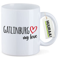 Kaffeetasse Gatlinburg my love 330ml