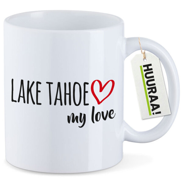 Kaffeetasse Lake Tahoe my love 330ml