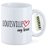 Kaffeetasse Louisville my love 330ml