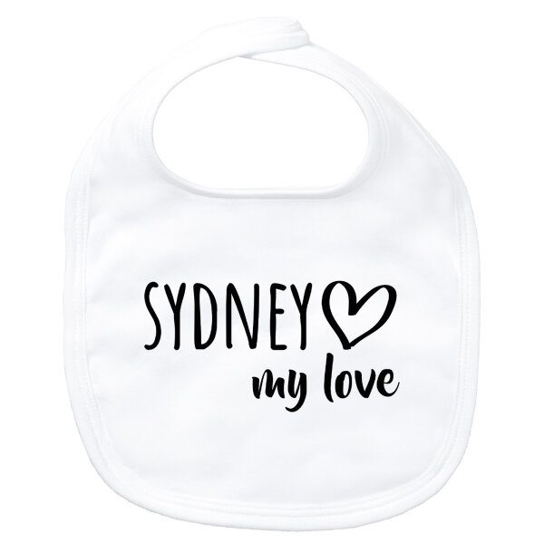 Baby Lätzchen Sydney my love Klettverschluss