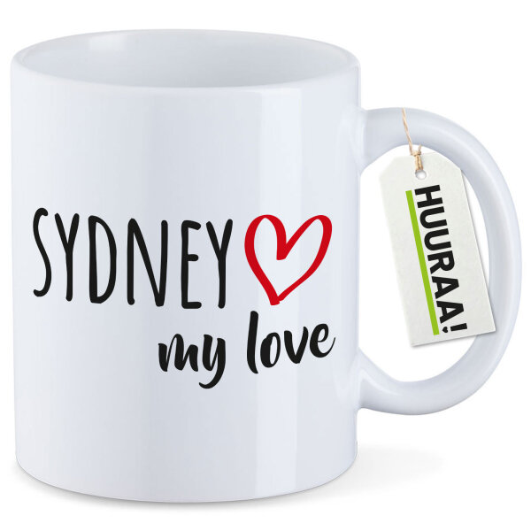 Kaffeetasse Sydney my love 330ml