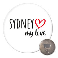 Magnet Sydney my love 59mm Kühlschrankmagnet Flaschenöffner