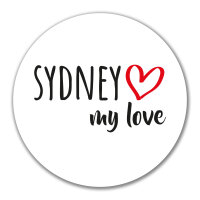 Aufkleber Sydney my love 10cm Sticker