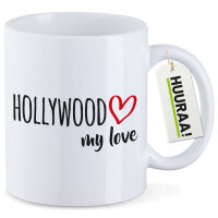 Kaffeetasse Hollywood my love 330ml