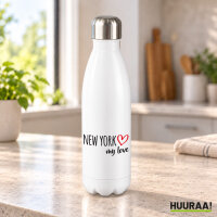 Trinkflasche New York my love, 500 ml