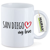 Kaffeetasse San Diego my love 330ml