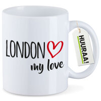 Kaffeetasse London my love 330ml