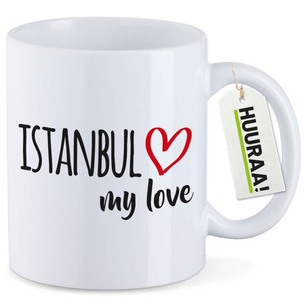 Kaffeetasse Istanbul my love 330ml