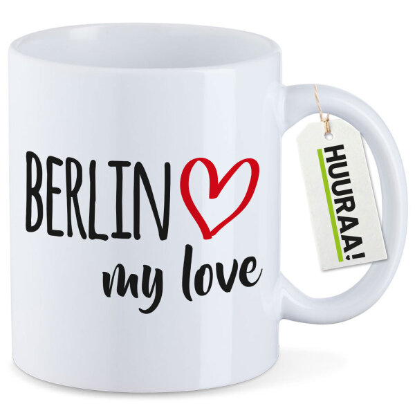 Kaffeetasse Berlin my love 330ml