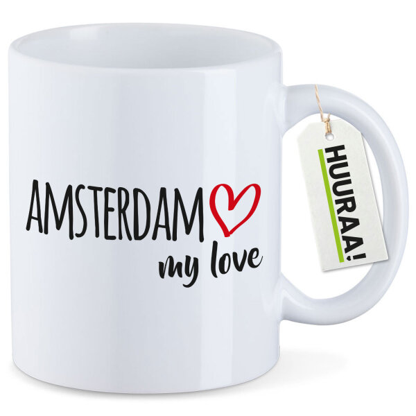 Kaffeetasse Amsterdam my love 330ml