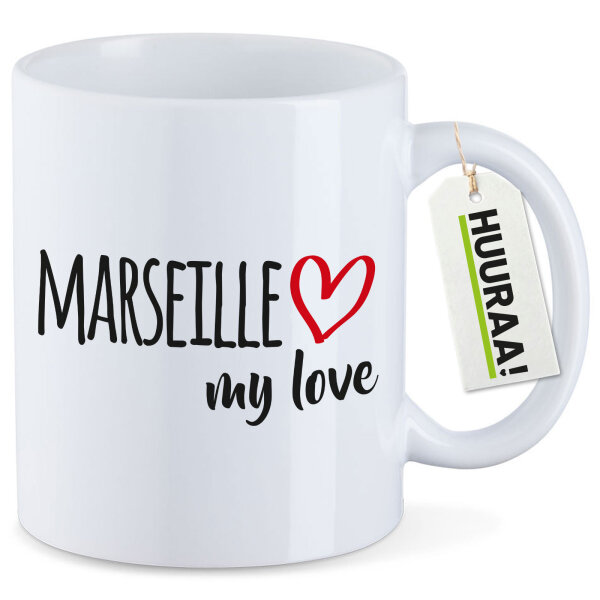 Kaffeetasse Marseille my love 330ml