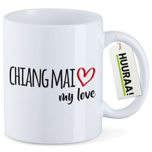 Kaffeetasse Chiang Mai my love 330ml