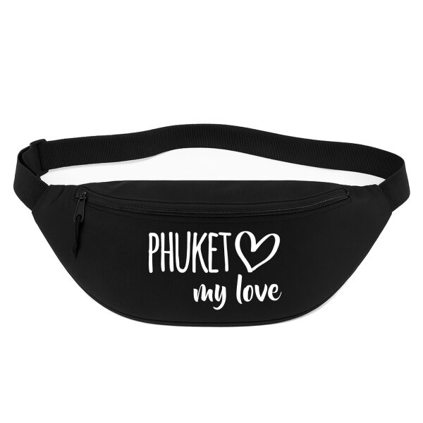 Bauchtasche Phuket my love 2,5 Liter Black