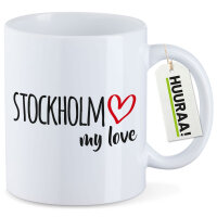 Kaffeetasse Stockholm my love 330ml