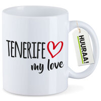 Kaffeetasse Tenerife my love 330ml